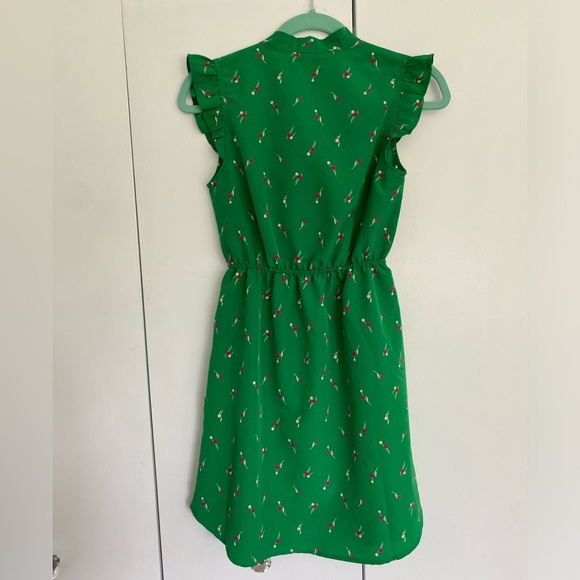 Monteau Green Patterned Dress - Picture 2 of 4